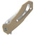 Button Lock Desert Tan
