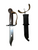 Polish People's Army AKM Type 1 Bayonet & Scabbard W/frog