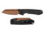 Vosteed Raccoon 2.0 Button Liner Lock 14C28N Copper Dune Micarta Black