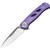 D4260 Button Lock Ti Purple