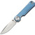 Button Lock Blue TVBL