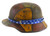 German WW1 M1916 M16 Stahlhelm Helmet 18 Gauge Steel w/ Aged Camoflauge