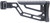EMG Skeletonized Ambidextrous Folding Stock w/ Adjustable Cheek Riser for Picatinny Rail Mounts
