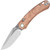 Coyote Button Linerlock Cppr 74C1