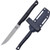 White River Exodus 3 Fixed Blade Knife Magnacut - Micarta Black Canvas