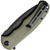 Praxis Linerlock Green G10 3FCP
