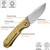 Rhino Button Lock Ti Gold