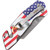 Utility Button Lock Flag/Eagle