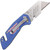 Utility Button Lock 250 Blue