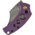 Wasp Button Lock Purple Ti