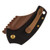 Wasp Button Lock Black