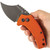Wasp Button Lock Orange