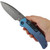 Hazard Bali Lock Blue Crystal