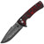 Breakline Button Lock Red CF