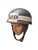 WW2 Canadian Army Provost/MP Dispatch Rider Helmet - Size 7 1/4