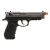 Zoraki Model 918-FF Semi-Automatic Front Firing Blank Pistol Titanium 9mm PAK