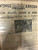 WW2 RCAF WINGS ABROAD News Paper Front Page - January 4th 1945
