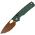 Porcupine Top Linerlock Grn 2623