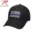 Rothco Thin Blue Line Flag Low Profile Cap - Black