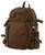Rothco Vintage Canvas Compact Backpack - Earth Brown