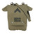 Map Case Shoulder Bag w/Military Patchs - Olive Drab