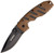 CRKT 6803DZ Ryan Model 7 Black Blade Brown Handle