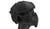 6mmProShop Iron Steel Mesh "Striker V1" Lower Half Mask for Use with Bump Helmets - Black with Skull