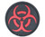 "Biohazard" PVC - Morale Patch - Red