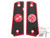 Angel Custom CNC Machined Tac-Glove "Zodiac" Grips for WE-Tech 1911 Series Airsoft Pistols - Sagittarius (Red)