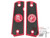 Angel Custom CNC Machined Tac-Glove "Zodiac" Grips for WE-Tech 1911 Series Airsoft Pistols - Scorpio (Red)
