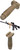 Military Grade Tactical Vertical Support RIS Mount Grip by Matrix - Desert Tan