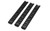 G36 / G36C Handguard Picatinny Weaver CNC Rails Set (Black / 3 pcs / Long)