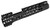 G&P MOTS 12" MRE Keymod Rail System for M4 / M16 Series Airsoft Rifles - Black