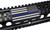 Custom Gun Rails (CGR) Large PVC Grip - U.S. Flag Blue Line (Stars Right)