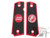 Angel Custom CNC Machined Tac-Glove "Zodiac" Grips for WE-Tech 1911 Series Airsoft Pistols - Red(Sign: Aquarius)