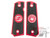 Angel Custom CNC Machined Tac-Glove "Zodiac" Grips for WE-Tech 1911 Series Airsoft Pistols - Red(Sign: Cancer)