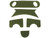 Emerson Hook and Loop Adhesive Strips for PJ Type Bump Helmets - OD Green