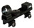 AIM Sports 1x25 Real Steel Illum. Quick AIM Red & Green Dot Sight Scope (Weaver & Dove Tail Mount)