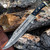 Timber Rattler Western Outlaw Damascus Bowie