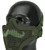 6mmProShop Iron Face Carbon Steel Mesh Moustache Lower Half Mask - OD Green