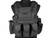 Matrix Variable Front Plate Vest w/ Integrated Pistol Holster - (Black)
