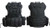 Phantom CORDURA 1000 Denier Force Recon Tactical Vest Full Set (Black / Medium)