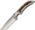 Anza JWK1FE Fixed Blade Elk Handle w/ Leather Sheath