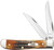 Case 65305 Wharncliffe Mini Trapper - Burnt Bonestag