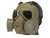 Matrix Mock Costume Gas Mask with Twin Fans - Tan