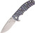 Kizer Cutlery 401BC Stonewash S35VN Anodized Titanium Framelock