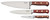 Lamson Rosewood Forged 3-Piece Chef's Set