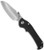 Medford TFF-3 Sheep's Foot Slicer Black - Tumbled