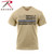 Rothco Thin Blue Line T-Shirt - Desert w/Black Flag