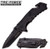 Tac Force 869 Tanto Black Stonewash Assisted Open